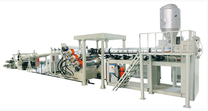 Single layer and multi-layer PS, EVA, PP, PE, pet, EVOH sheet production line