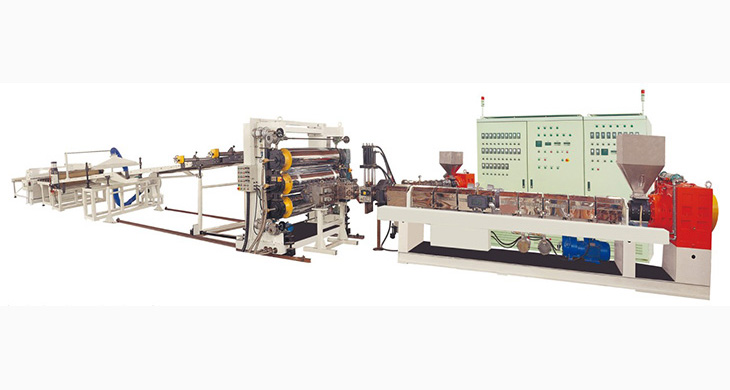 PVC plastic sheet machine set