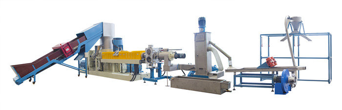 PE, PP film recycling granulation line